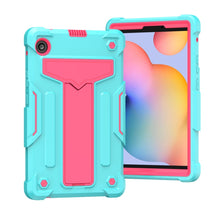 Load image into Gallery viewer, T-shaped Bracket Contrast Color Shockproof PC + Silicone Protective Case, For Huawei MatePad T8, For Huawei MediaPad T5