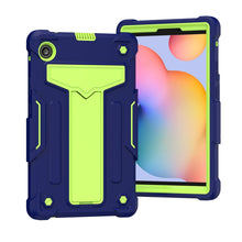 Load image into Gallery viewer, T-shaped Bracket Contrast Color Shockproof PC + Silicone Protective Case, For Huawei MatePad T8, For Huawei MediaPad T5