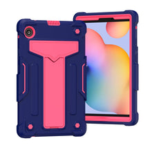 Load image into Gallery viewer, T-shaped Bracket Contrast Color Shockproof PC + Silicone Protective Case, For Huawei MatePad T8, For Huawei MediaPad T5