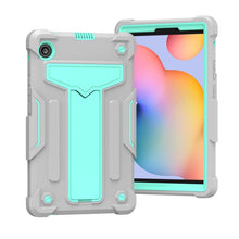 Load image into Gallery viewer, T-shaped Bracket Contrast Color Shockproof PC + Silicone Protective Case, For Huawei MatePad T8, For Huawei MediaPad T5