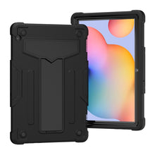 Load image into Gallery viewer, T-shaped Bracket Contrast Color Shockproof PC + Silicone Protective Case, For Huawei MatePad T8, For Huawei MediaPad T5