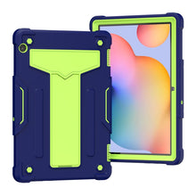 Load image into Gallery viewer, T-shaped Bracket Contrast Color Shockproof PC + Silicone Protective Case, For Huawei MatePad T8, For Huawei MediaPad T5