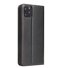 Load image into Gallery viewer, Fierre Shann PU Genuine Leather Texture Horizontal Flip Leather Case with Holder &amp; Card Slots &amp; Wallet, For iPhone 11, For iPhone 11 Pro, For iPhone 11 Pro Max