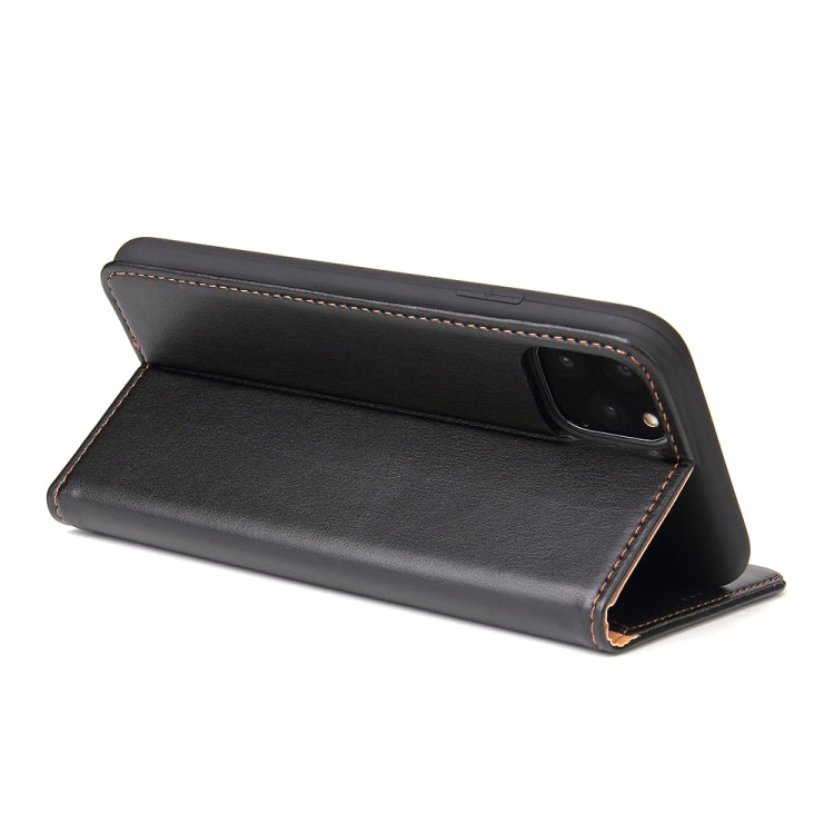 Fierre Shann PU Genuine Leather Texture Horizontal Flip Leather Case with Holder & Card Slots & Wallet, For iPhone 11, For iPhone 11 Pro, For iPhone 11 Pro Max