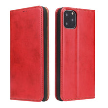 Load image into Gallery viewer, Fierre Shann PU Genuine Leather Texture Horizontal Flip Leather Case with Holder &amp; Card Slots &amp; Wallet, For iPhone 11, For iPhone 11 Pro, For iPhone 11 Pro Max
