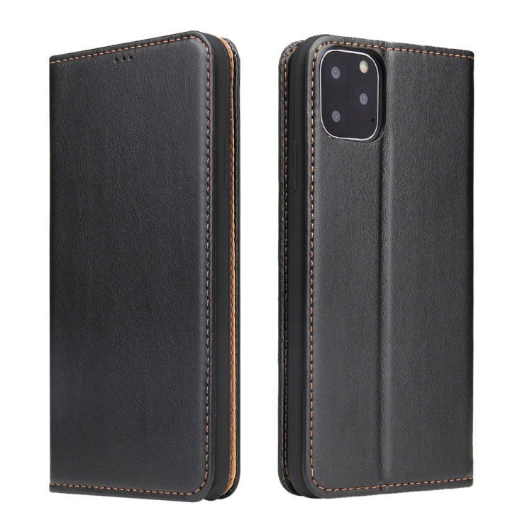 Fierre Shann PU Genuine Leather Texture Horizontal Flip Leather Case with Holder & Card Slots & Wallet, For iPhone 11, For iPhone 11 Pro, For iPhone 11 Pro Max