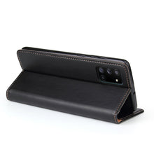 Load image into Gallery viewer, Fierre Shann PU Genuine Leather Texture Horizontal Flip Leather Case with Holder &amp; Card Slots &amp; Wallet, For Samsung Galaxy A31, For Samsung Galaxy A51 5G, For Samsung Galaxy A71 5G