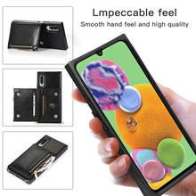 Load image into Gallery viewer, Square Zipper Wallet Bag TPU+PU Back Cover Case with Holder &amp; Card Slots &amp; Wallet &amp; Cross-body Strap, For Samsung Galaxy A90 5G, For Samsung Galaxy Note9, For Samsung Galaxy Note10, For Samsung Galaxy Note10 Pro, For Samsung Galaxy S9                  ...
