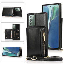Load image into Gallery viewer, Square Zipper Wallet Bag TPU+PU Back Cover Case with Holder &amp; Card Slots &amp; Wallet &amp; Cross-body Strap, For Samsung Galaxy A90 5G, For Samsung Galaxy Note9, For Samsung Galaxy Note10, For Samsung Galaxy Note10 Pro, For Samsung Galaxy S9                  ...