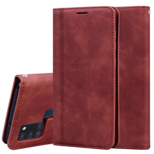 Load image into Gallery viewer, Frosted Business Magnetic Horizontal Flip PU Leather Case with Holder &amp; Card Slot &amp; Lanyard, For Huawei Y6p (2020), For Samsung Galaxy A21s, For Samsung Galaxy M51, For Samsung Galaxy S20 FE 5G, For Xiaomi Redmi 9, For Xiaomi Redmi 9A, For Xiaomi Redmi...