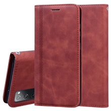 Load image into Gallery viewer, Frosted Business Magnetic Horizontal Flip PU Leather Case with Holder &amp; Card Slot &amp; Lanyard, For Huawei Y6p (2020), For Samsung Galaxy A21s, For Samsung Galaxy M51, For Samsung Galaxy S20 FE 5G, For Xiaomi Redmi 9, For Xiaomi Redmi 9A, For Xiaomi Redmi...