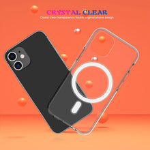 Load image into Gallery viewer, Simple Magnetic Ring All-inclusive Clear Crystal Acrylic PC +TPU Shockproof Case, For iPhone 11, For iPhone 11 Pro, For iPhone 11 Pro Max
