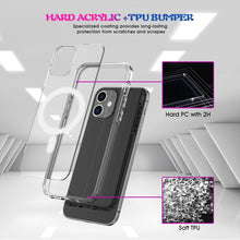 Load image into Gallery viewer, Simple Magnetic Ring All-inclusive Clear Crystal Acrylic PC +TPU Shockproof Case, For iPhone 11, For iPhone 11 Pro, For iPhone 11 Pro Max