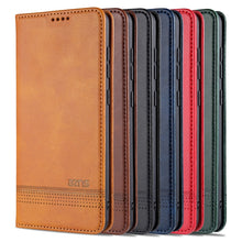 Load image into Gallery viewer, AZNS Magnetic Calf Texture Horizontal Flip Leather Case with Card Slots &amp; Holder &amp; Wallet, For Huawei Nova 8 SE, For OPPO K7 / Reno3 5G, For vivo Y3s / Y17, For vivo Y73s / S7e, For Samsung Galaxy M31