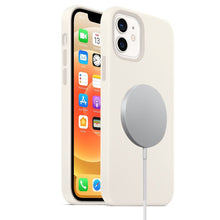 Load image into Gallery viewer, Magnetic Liquid Silicone Full Coverage Shockproof Case with Magsafe Charging Magnet, For iPhone 12 mini, For iPhone 12 / 12 Pro, For iPhone 12 Pro Max