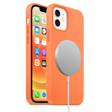 Load image into Gallery viewer, Magnetic Liquid Silicone Full Coverage Shockproof Case with Magsafe Charging Magnet, For iPhone 12 mini, For iPhone 12 / 12 Pro, For iPhone 12 Pro Max
