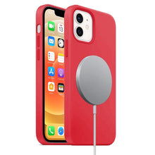 Load image into Gallery viewer, Magnetic Liquid Silicone Full Coverage Shockproof Case with Magsafe Charging Magnet, For iPhone 12 mini, For iPhone 12 / 12 Pro, For iPhone 12 Pro Max