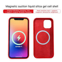 Load image into Gallery viewer, Magnetic Liquid Silicone Full Coverage Shockproof Case with Magsafe Charging Magnet, For iPhone 12 mini, For iPhone 12 / 12 Pro, For iPhone 12 Pro Max