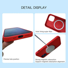 Load image into Gallery viewer, Magnetic Liquid Silicone Full Coverage Shockproof Case with Magsafe Charging Magnet, For iPhone 12 mini, For iPhone 12 / 12 Pro, For iPhone 12 Pro Max