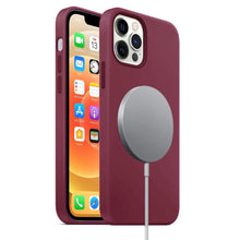 Load image into Gallery viewer, Magnetic Liquid Silicone Full Coverage Shockproof Case with Magsafe Charging Magnet, For iPhone 12 mini, For iPhone 12 / 12 Pro, For iPhone 12 Pro Max