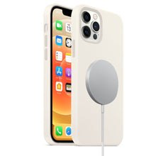 Load image into Gallery viewer, Magnetic Liquid Silicone Full Coverage Shockproof Case with Magsafe Charging Magnet, For iPhone 12 mini, For iPhone 12 / 12 Pro, For iPhone 12 Pro Max
