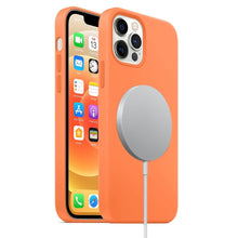 Load image into Gallery viewer, Magnetic Liquid Silicone Full Coverage Shockproof Case with Magsafe Charging Magnet, For iPhone 12 mini, For iPhone 12 / 12 Pro, For iPhone 12 Pro Max