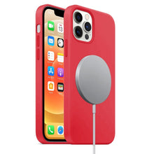 Load image into Gallery viewer, Magnetic Liquid Silicone Full Coverage Shockproof Case with Magsafe Charging Magnet, For iPhone 12 mini, For iPhone 12 / 12 Pro, For iPhone 12 Pro Max