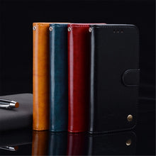 Load image into Gallery viewer, Business Style Oil Wax Texture Horizontal Flip Leather Case for iPhone XR, with Holder &amp; Card Slots &amp; Wallet, For iPhone 12 mini, For iPhone 12 / 12 Pro, For iPhone 12 Pro Max