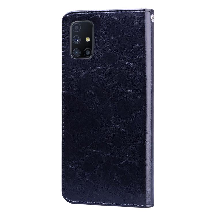 Business Style Oil Wax Texture Horizontal Flip Leather Case, with Holder & Card Slots & Wallet, For Samsung Galaxy M51, For Samsung Galaxy A01 Core, For Samsung Galaxy A21s, For Samsung Galaxy S20 FE
