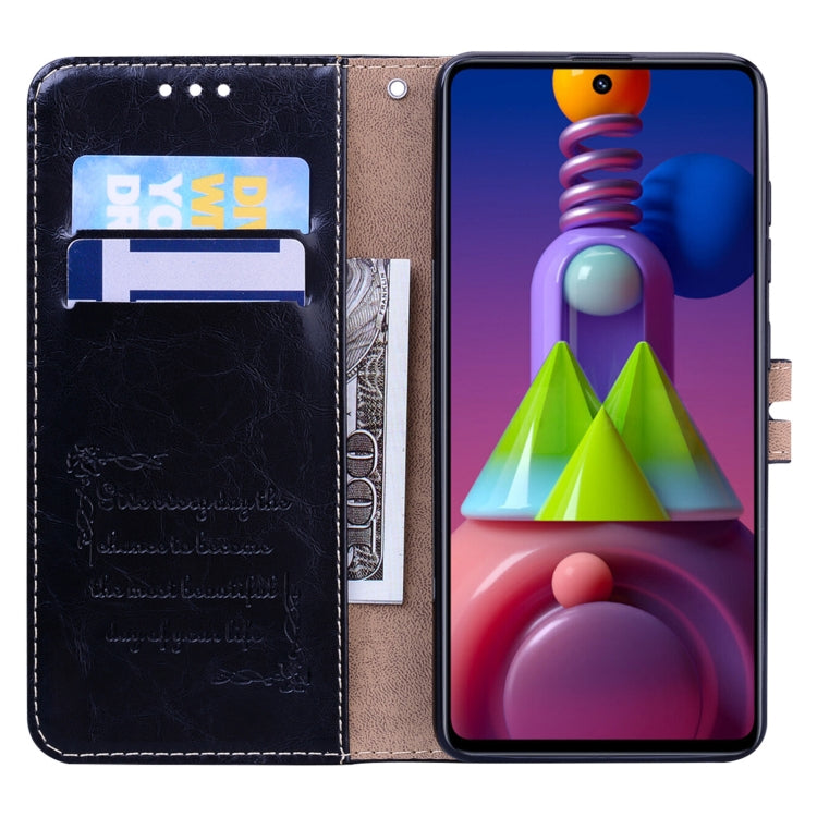 Business Style Oil Wax Texture Horizontal Flip Leather Case, with Holder & Card Slots & Wallet, For Samsung Galaxy M51, For Samsung Galaxy A01 Core, For Samsung Galaxy A21s, For Samsung Galaxy S20 FE