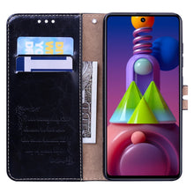 Load image into Gallery viewer, Business Style Oil Wax Texture Horizontal Flip Leather Case, with Holder &amp; Card Slots &amp; Wallet, For Samsung Galaxy M51, For Samsung Galaxy A01 Core, For Samsung Galaxy A21s, For Samsung Galaxy S20 FE
