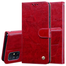 Load image into Gallery viewer, Business Style Oil Wax Texture Horizontal Flip Leather Case, with Holder &amp; Card Slots &amp; Wallet, For Samsung Galaxy M51, For Samsung Galaxy A01 Core, For Samsung Galaxy A21s, For Samsung Galaxy S20 FE
