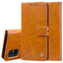 Load image into Gallery viewer, Business Style Oil Wax Texture Horizontal Flip Leather Case, with Holder &amp; Card Slots &amp; Wallet, For Samsung Galaxy M51, For Samsung Galaxy A01 Core, For Samsung Galaxy A21s, For Samsung Galaxy S20 FE