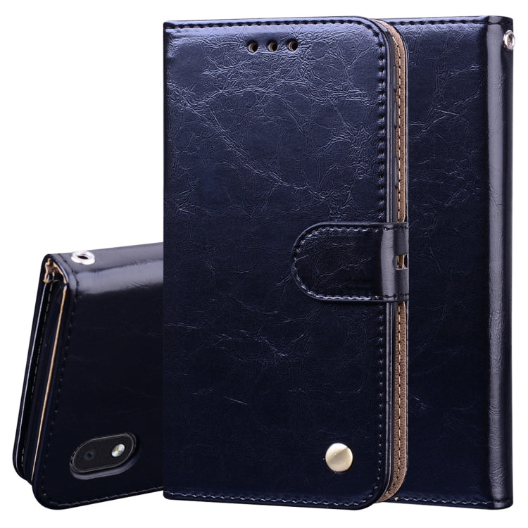 Business Style Oil Wax Texture Horizontal Flip Leather Case, with Holder & Card Slots & Wallet, For Samsung Galaxy M51, For Samsung Galaxy A01 Core, For Samsung Galaxy A21s, For Samsung Galaxy S20 FE