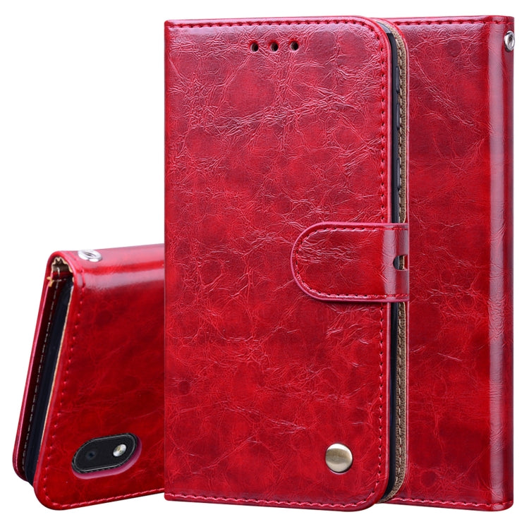 Business Style Oil Wax Texture Horizontal Flip Leather Case, with Holder & Card Slots & Wallet, For Samsung Galaxy M51, For Samsung Galaxy A01 Core, For Samsung Galaxy A21s, For Samsung Galaxy S20 FE
