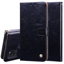 Load image into Gallery viewer, Business Style Oil Wax Texture Horizontal Flip Leather Case, with Holder &amp; Card Slots &amp; Wallet, For Samsung Galaxy M51, For Samsung Galaxy A01 Core, For Samsung Galaxy A21s, For Samsung Galaxy S20 FE