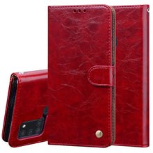 Load image into Gallery viewer, Business Style Oil Wax Texture Horizontal Flip Leather Case, with Holder &amp; Card Slots &amp; Wallet, For Samsung Galaxy M51, For Samsung Galaxy A01 Core, For Samsung Galaxy A21s, For Samsung Galaxy S20 FE