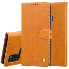 Load image into Gallery viewer, Business Style Oil Wax Texture Horizontal Flip Leather Case, with Holder &amp; Card Slots &amp; Wallet, For Samsung Galaxy M51, For Samsung Galaxy A01 Core, For Samsung Galaxy A21s, For Samsung Galaxy S20 FE