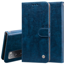 Load image into Gallery viewer, Business Style Oil Wax Texture Horizontal Flip Leather Case, with Holder &amp; Card Slots &amp; Wallet, For Samsung Galaxy M51, For Samsung Galaxy A01 Core, For Samsung Galaxy A21s, For Samsung Galaxy S20 FE