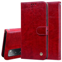Load image into Gallery viewer, Business Style Oil Wax Texture Horizontal Flip Leather Case, with Holder &amp; Card Slots &amp; Wallet, For Samsung Galaxy M51, For Samsung Galaxy A01 Core, For Samsung Galaxy A21s, For Samsung Galaxy S20 FE
