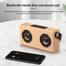 Load image into Gallery viewer, D10 Bluetooth 4.2 Portable Wooden Handheld Bluetooth Speaker, D10(Red Wood Texture), D10(Bamboo Texture)