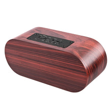 Load image into Gallery viewer, Q8 Bluetooth 4.2 Classic Wooden Double Horns Bluetooth Speaker, Q8(Red Wood Texture), Q8(Walnut Texture)