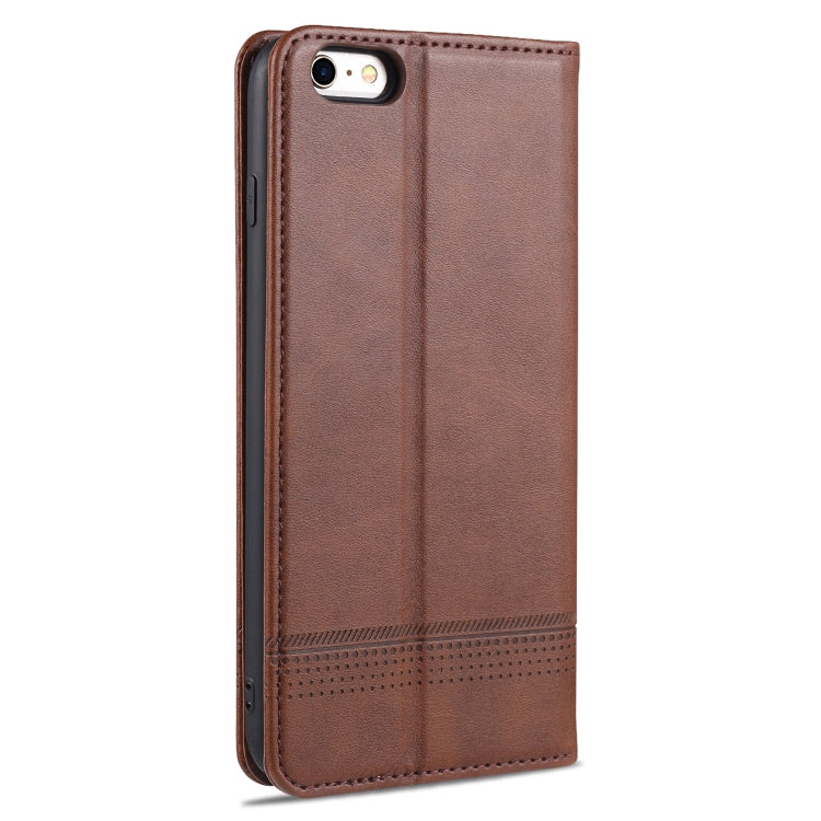 AZNS Magnetic Calf Texture Horizontal Flip Leather Case with Card Slots & Holder & Wallet, For iPhone 6, For iPhone 6 Plus, For iPhone 8 / 7, For iPhone 8 Plus/7 Plus, For iPhone XR, For iPhone XS Max