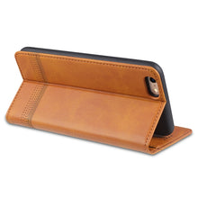 Load image into Gallery viewer, AZNS Magnetic Calf Texture Horizontal Flip Leather Case with Card Slots &amp; Holder &amp; Wallet, For iPhone 6, For iPhone 6 Plus, For iPhone 8 / 7, For iPhone 8 Plus/7 Plus, For iPhone XR, For iPhone XS Max