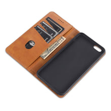 Load image into Gallery viewer, AZNS Magnetic Calf Texture Horizontal Flip Leather Case with Card Slots &amp; Holder &amp; Wallet, For iPhone 6, For iPhone 6 Plus, For iPhone 8 / 7, For iPhone 8 Plus/7 Plus, For iPhone XR, For iPhone XS Max