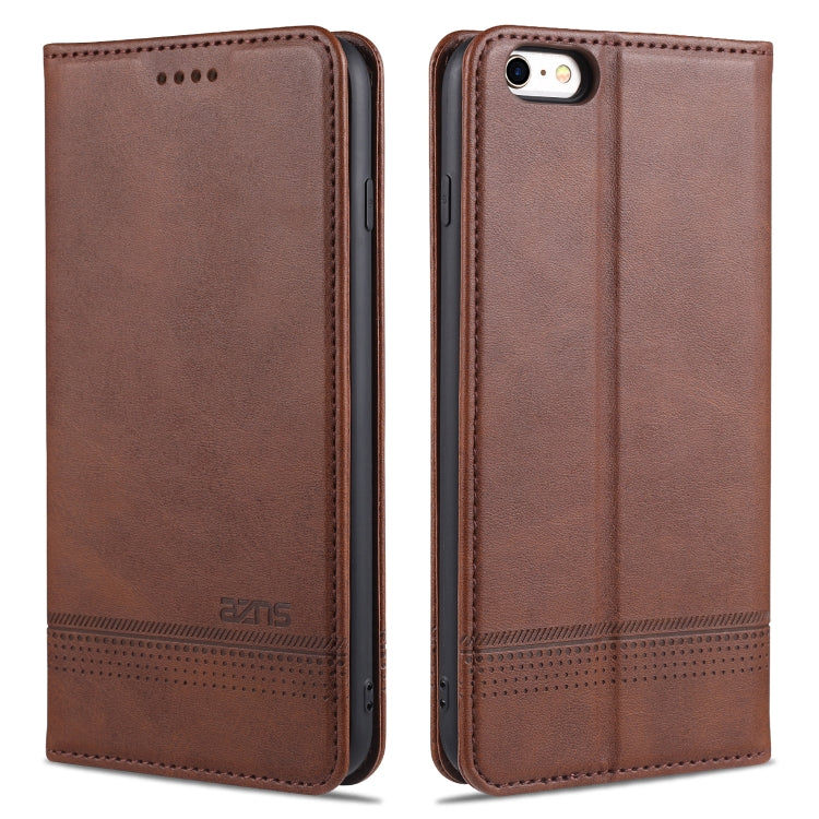 AZNS Magnetic Calf Texture Horizontal Flip Leather Case with Card Slots & Holder & Wallet, For iPhone 6, For iPhone 6 Plus, For iPhone 8 / 7, For iPhone 8 Plus/7 Plus, For iPhone XR, For iPhone XS Max
