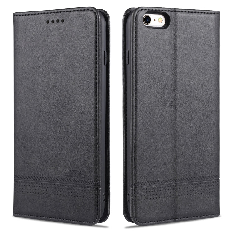 AZNS Magnetic Calf Texture Horizontal Flip Leather Case with Card Slots & Holder & Wallet, For iPhone 6, For iPhone 6 Plus, For iPhone 8 / 7, For iPhone 8 Plus/7 Plus, For iPhone XR, For iPhone XS Max