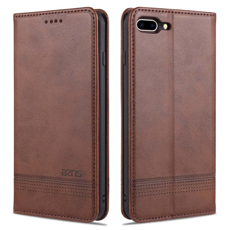 AZNS Magnetic Calf Texture Horizontal Flip Leather Case with Card Slots & Holder & Wallet, For iPhone 6, For iPhone 6 Plus, For iPhone 8 / 7, For iPhone 8 Plus/7 Plus, For iPhone XR, For iPhone XS Max
