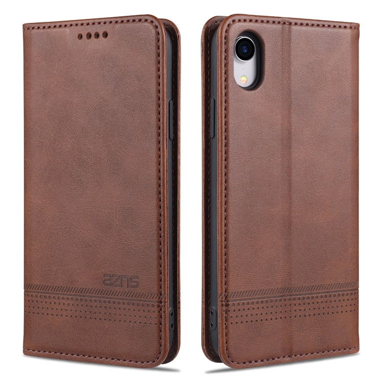 AZNS Magnetic Calf Texture Horizontal Flip Leather Case with Card Slots & Holder & Wallet, For iPhone 6, For iPhone 6 Plus, For iPhone 8 / 7, For iPhone 8 Plus/7 Plus, For iPhone XR, For iPhone XS Max