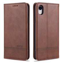 Load image into Gallery viewer, AZNS Magnetic Calf Texture Horizontal Flip Leather Case with Card Slots &amp; Holder &amp; Wallet, For iPhone 6, For iPhone 6 Plus, For iPhone 8 / 7, For iPhone 8 Plus/7 Plus, For iPhone XR, For iPhone XS Max